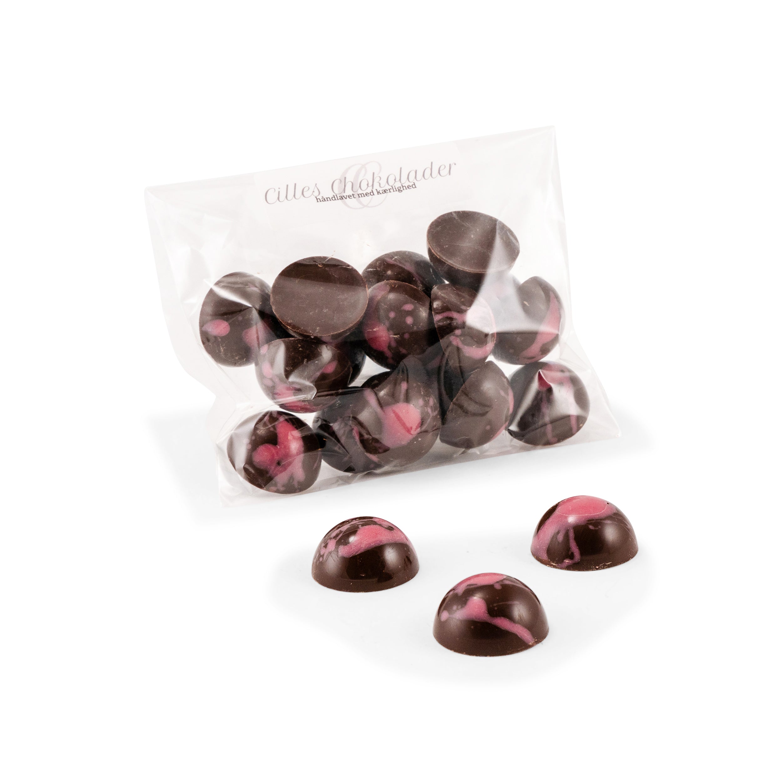 Små fyldte chokolader m. lakridskaramel